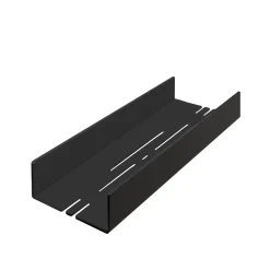 Schulte Duschablage zum Kleben Größe S Mattschwarz