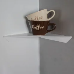 Schulte Duschablage zum Kleben über Eck Mattweiß