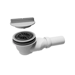 Schulte Ablauf waagerecht ExpressPlus für DWM-Tec Duschwannen