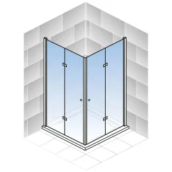 Schulte Drehfalttür Alexa Style 2.0 Eckeinstieg