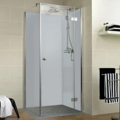 Schulte Duschrückwand Decodesign-Set über Eck 900 x 2100 mm hellgrau