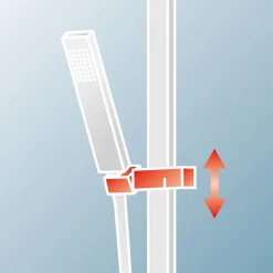 Schulte Duschsystem DuschMaster Rain Edelstahloptik Rund