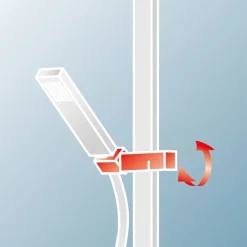 Schulte Duschsystem DuschMaster Rain Edelstahloptik Rund