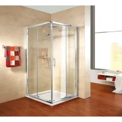 Schulte Duschwand ExpressPlus Kristall Trend II Eckeinstieg 185 x 90 cm