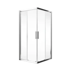 Schulte Duschwand Kristall Trend II Eckeinstieg 185 x 80 cm