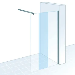 Schulte Duschwand MasterClass Walk In M6 200 x 100 cm