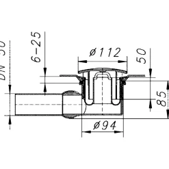 Schulte Duschwanne Quadrat extra flach 800 x 800 mm
