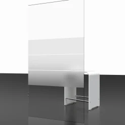 Schulte Eckdusche mit Drehtür Alexa Style 2.0 Alu Natur ESG fixil 90 x 90 cm