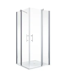 Schulte Eckeinstieg Alexa Style 2.0 inkl Duschwanne 90 x 90 cm