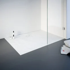 Schulte Express Plus Duschwa Mineralg Steinstr Rechteck -Plan 1200 x 1000 alpinwe.