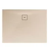 Schulte Express Plus Duschwa Mineralg Steinstr Rechteck -Plan 1400 x 750 sand