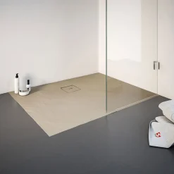 Schulte Express Plus Duschwa Mineralg Steinstr Rechteck -Plan 1000 x 750 sand