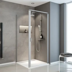 Schulte ExpressPlus Sunny Drehtür inkl Seitenwand