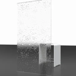 Schulte klappbare Badewannenfaltwand Alu Natur