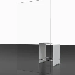 Schulte Komfort Badewannenfaltwand-1 teilig 140 x 80 cm Mattschwarz Klar hell