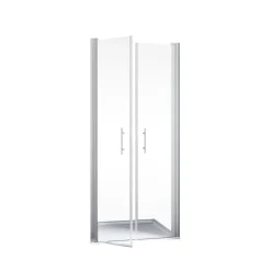 Schulte Pendeltür Alexa Style 2.0 inkl Seitenwand und Duschwanne 90 x 90 cm