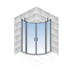 Schulte Runddusche Alexa Style 2.0 192 x 80 x 80 cm alu klar