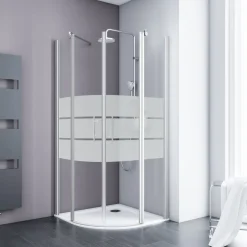 Schulte Runddusche mit Drehtür Alexa Style 2.0 90 x 192 x 90 cm ESG fixil