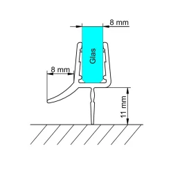 Schulte Wasserabweisprofil Davita