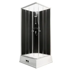 Schulte Wellnesskabine Korfu II Boiler und Pumpe schwarz