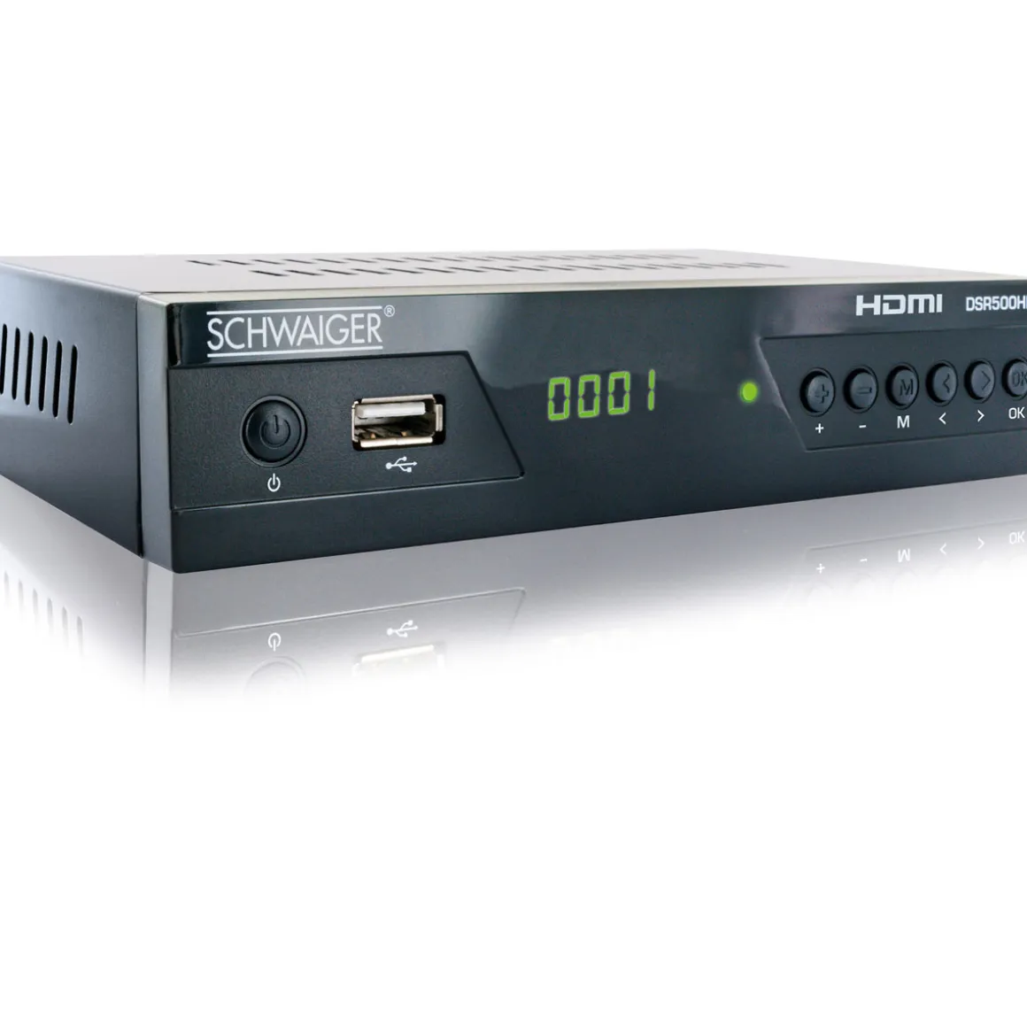 Schwaiger FULL HD Satellitenreceiver mit USB Anschluss