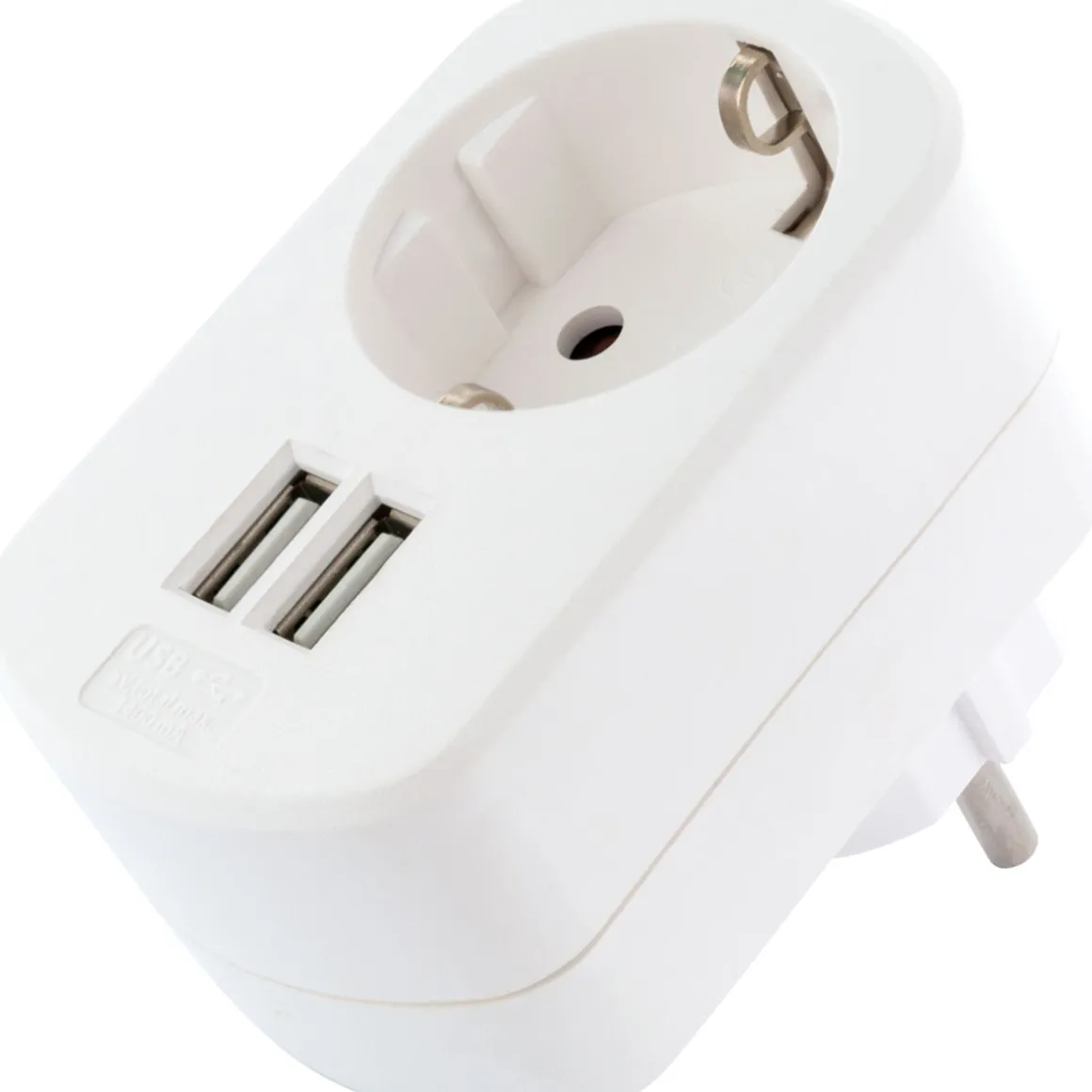 Schwaiger Ladegerät mit 2-fach USB 3.4A 230 V weiß