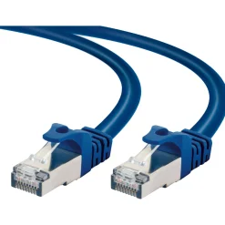 Schwaiger Netzwerkkabel CAT8 2 m blau