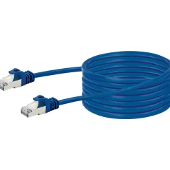Schwaiger Netzwerkkabel CAT8 10 m blau