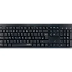 Schwaiger PC Tastatur kabellos schwarz
