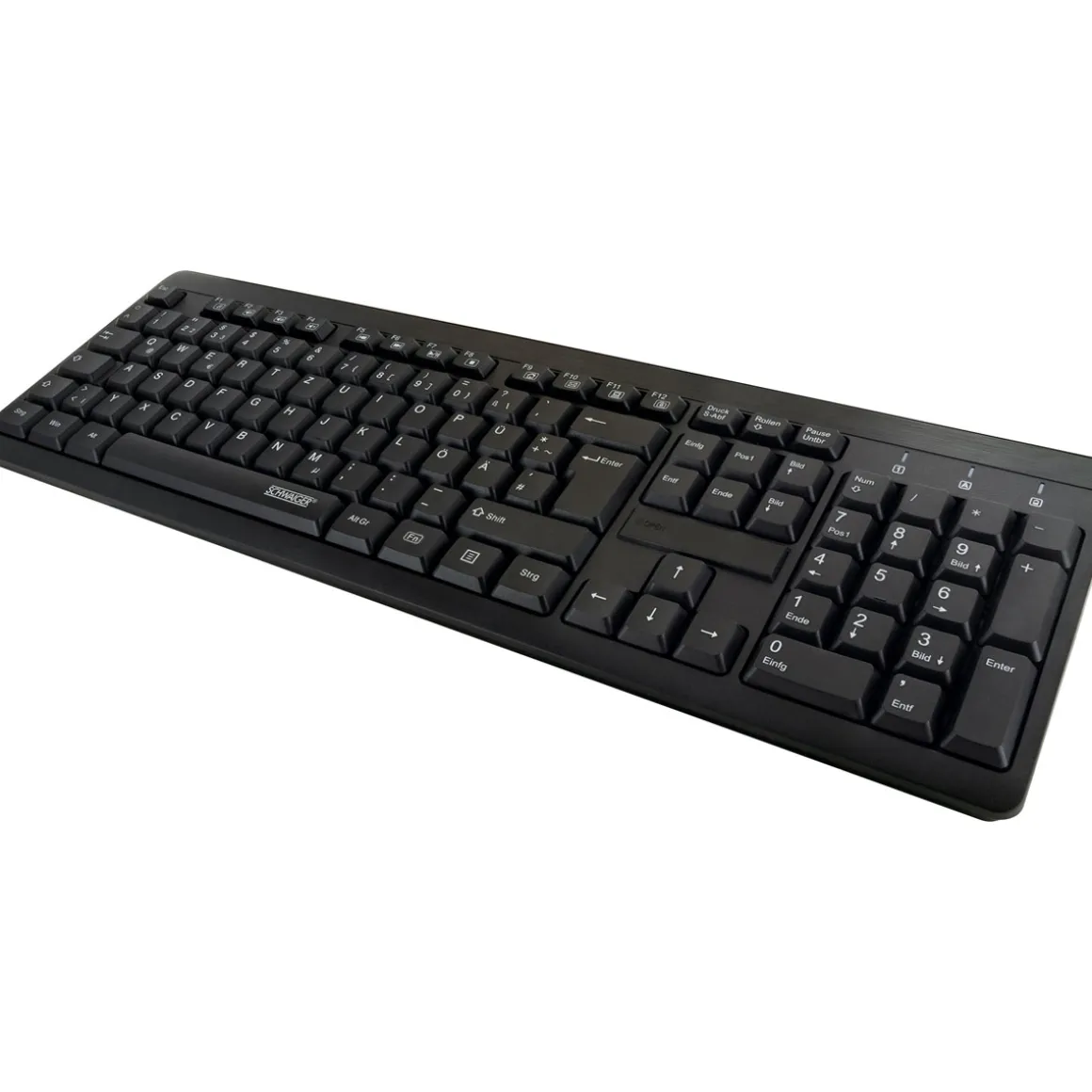 Schwaiger PC Tastatur kabellos schwarz