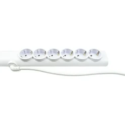 Schwaiger Steckdosenleiste 6-fach mit 2-fach USB