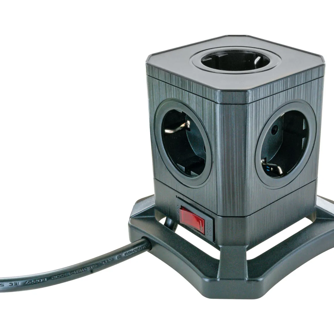 Schwaiger Steckdosentower 5-fach mit 2-fach USB A mit USB C