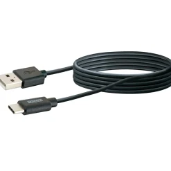 Schwaiger Sync und Ladekabel Typ C auf A 2 m