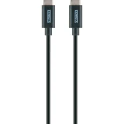 Schwaiger Sync und Ladekabel Typ C 0,5 m schwarz