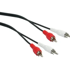 Schwaiger A-Cinch-Audio-Anschlusskabel 1,5m schwarz