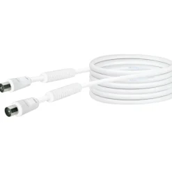 Schwaiger Antennenkabel 90 dB weiß 500 cm