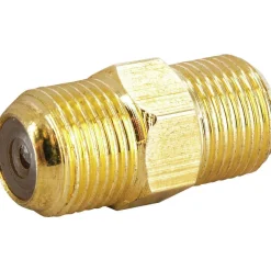 Schwaiger F-Doppelbuchse/Verbinder gold