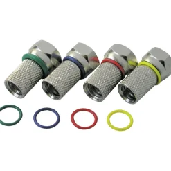 Schwaiger F-Stecker 7 mm 4 Stück