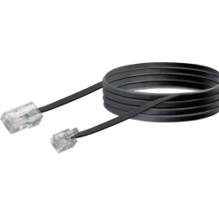 Schwaiger Modem-Anschlusskabel 3m schwarz