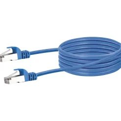 Schwaiger Netzwerkkabel CAT6 250Mhz 1Gbit/s 1m blau