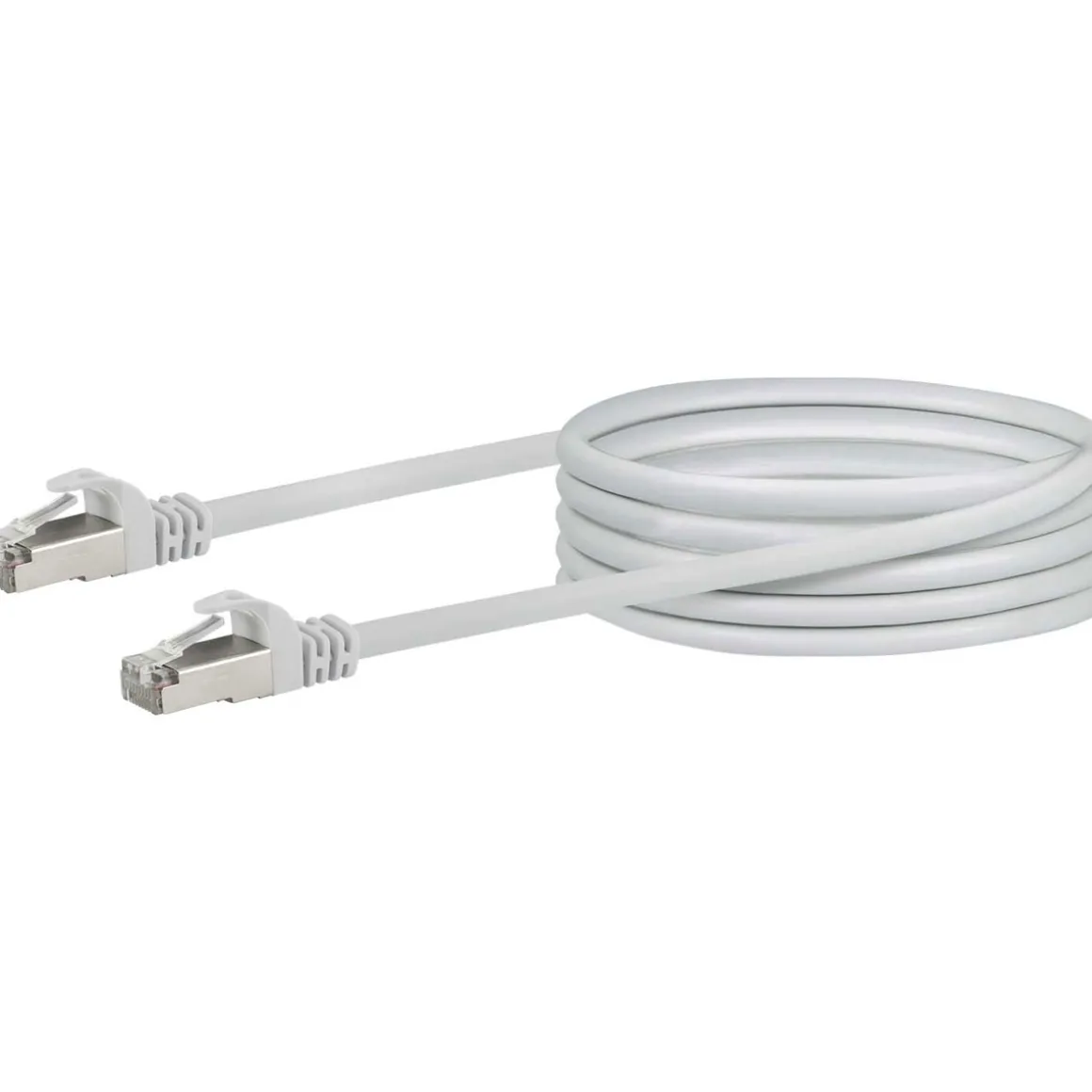 Schwaiger Netzwerkkabel CAT6 250Mhz 1Gbit/s 2,5m weiß