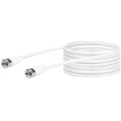 Schwaiger SAT-Anschlusskabel weiß 1000 cm