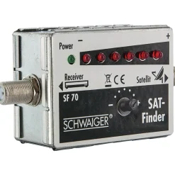 Schwaiger SAT-Finder 6+1 LED mit Ton