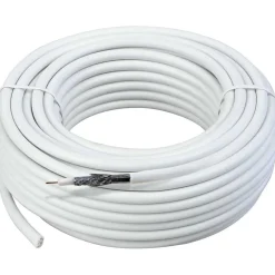 Schwaiger SAT-Koaxialkabel 110 dB 40m weiß