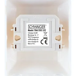 Schwaiger Telefonanschlussdose Universal 3-fach Aufputz