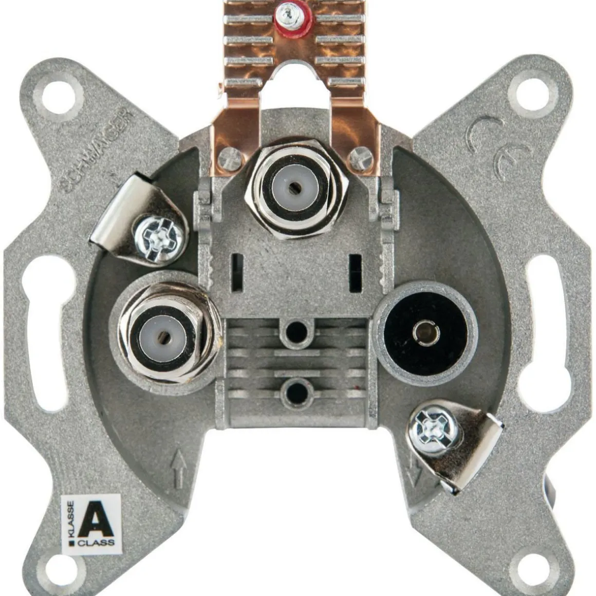 Schwaiger TWIN Stichleitungsdose SAT-Zf-Anschluss 2fach