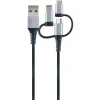 Schwaiger Universal-Ladekabel 3in1 1,5m