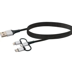 Schwaiger Universal-Ladekabel 3in1 1,5m