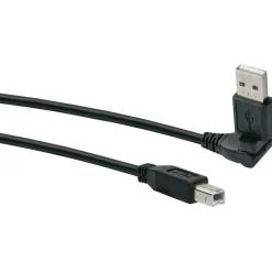 Schwaiger USB 2.0 Standard B Anschlusskabel 3 m schwarz