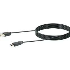 Schwaiger USB-3.1-Adapterkabel 3.1C-/2A-Stecker 1m schwarz